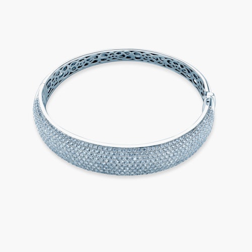 Bransoletka SAVICKI: białe złoto, diamenty